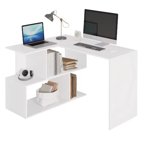 Stabiel Werk- en Studiebureau – PC Tafel met Opbergruimte 100x40 cm
