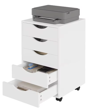 Mobiele Archiefkast met 5 Lades – Rolcontainer voor Kantoor en Bureau