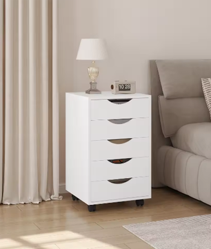 Mobiele Archiefkast met 5 Lades – Rolcontainer voor Kantoor en Bureau