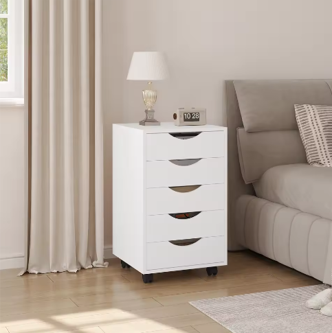 Mobiele Archiefkast met 5 Lades – Rolcontainer voor Kantoor en Bureau