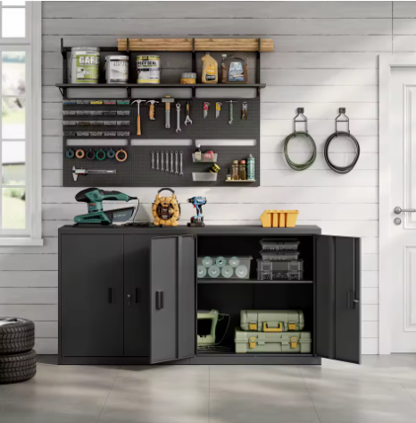 Afsluitbare Metalen Archiefkast met Slot en Verstelbare Plank