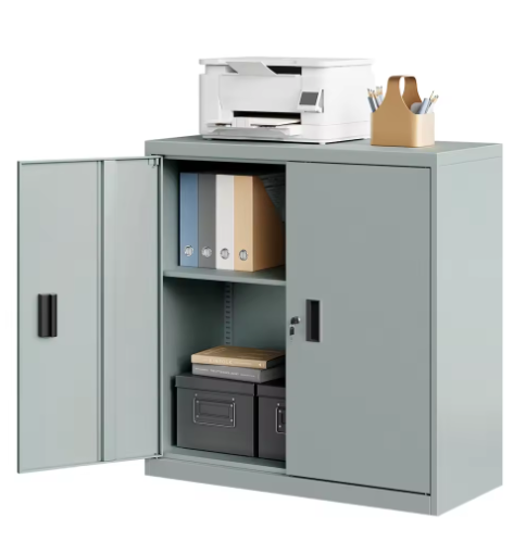 Afsluitbare Metalen Archiefkast met Slot en Verstelbare Plank