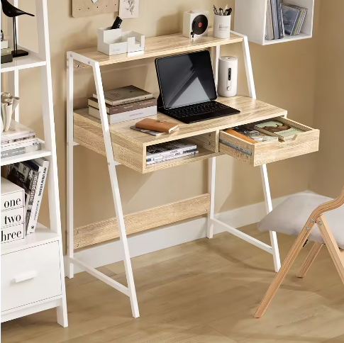 Bureau met Lade en Opbergvak – Computertafel met Plank