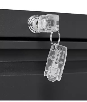 Metalen archiefkast met 2 laden en slot – Verticale kantoor archiefkast A4/Letter