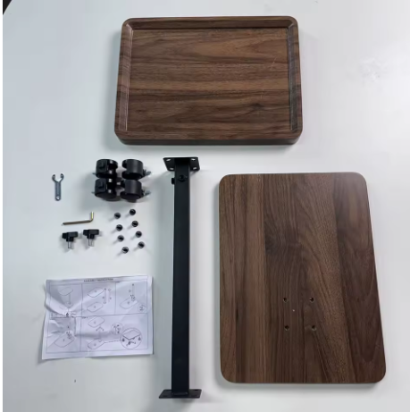 Verstelbare rolwagen overbed tafel – Draaibaar laptopbureau met wielen voor thuis en zorg
