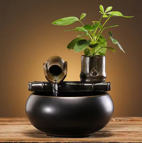 Keramische Waterfontein voor Kat en Hond – Stille Drinkfontein en Zen Decor voor Binnen