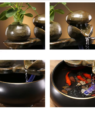 Keramische Waterfontein voor Kat en Hond – Stille Drinkfontein en Zen Decor voor Binnen