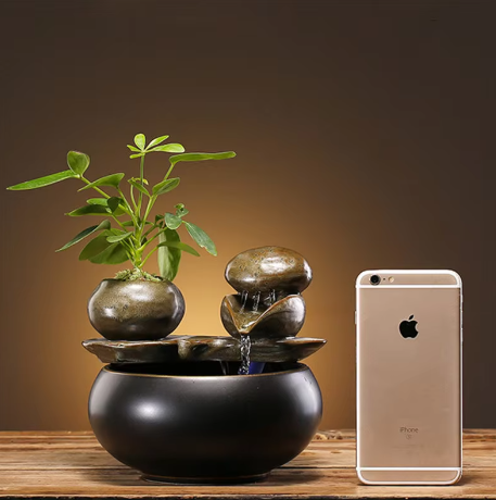 Keramische Waterfontein voor Kat en Hond – Stille Drinkfontein en Zen Decor voor Binnen