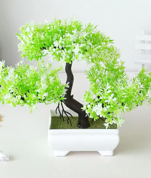 Kunstmatige Bonsai Plant in Pot – Zen Tafeldecoratie voor Thuis en Kantoor
