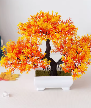 Kunstmatige Bonsai Plant in Pot – Zen Tafeldecoratie voor Thuis en Kantoor