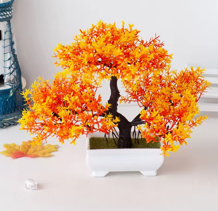 Kunstmatige Bonsai Plant in Pot – Zen Tafeldecoratie voor Thuis en Kantoor