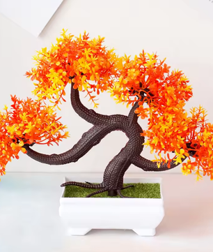 Kunstmatige Bonsai Plant in Pot – Zen Tafeldecoratie voor Thuis en Kantoor
