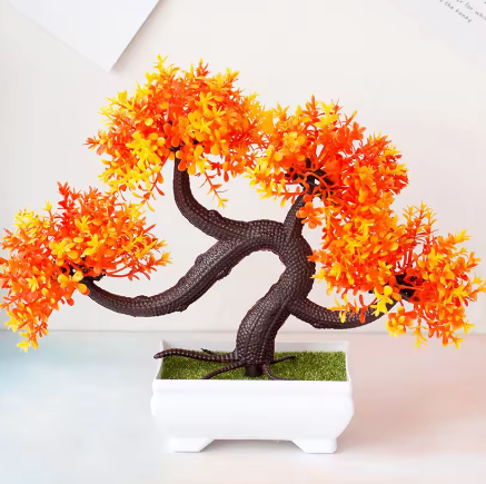 Kunstmatige Bonsai Plant in Pot – Zen Tafeldecoratie voor Thuis en Kantoor