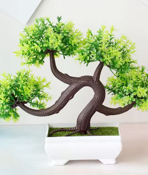 Kunstmatige Bonsai Plant in Pot – Zen Tafeldecoratie voor Thuis en Kantoor