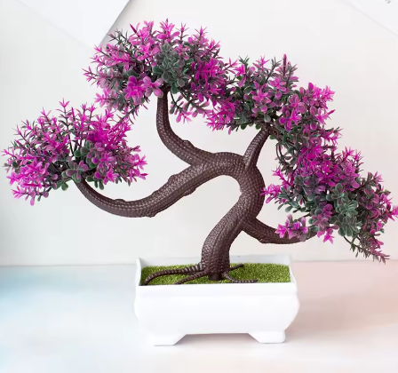 Kunstmatige Bonsai Plant in Pot – Zen Tafeldecoratie voor Thuis en Kantoor