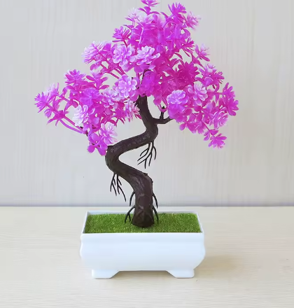 Kunstmatige Bonsai Plant in Pot – Zen Tafeldecoratie voor Thuis en Kantoor