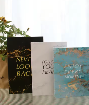 Set van 3 Opvouwbare Decoratieve Boeken – Mode en Stijlvolle Woonkamer Ornamenten