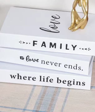 Set van 3 Opvouwbare Decoratieve Boeken – Mode en Stijlvolle Woonkamer Ornamenten