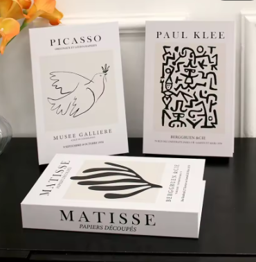 Set van 3 Opvouwbare Decoratieve Boeken – Mode en Stijlvolle Woonkamer Ornamenten