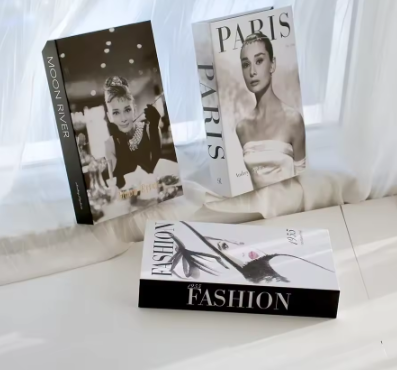 Set van 3 Opvouwbare Decoratieve Boeken – Mode en Stijlvolle Woonkamer Ornamenten