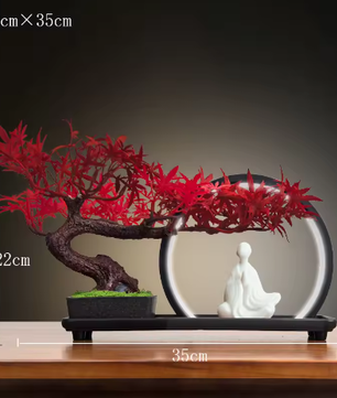 LED Bonsai Boom – Kunstmatige Potplant Decoratie voor Woonkamer en Tuin