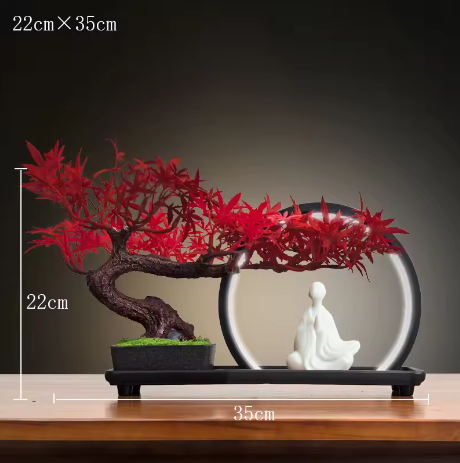 LED Bonsai Boom – Kunstmatige Potplant Decoratie voor Woonkamer en Tuin