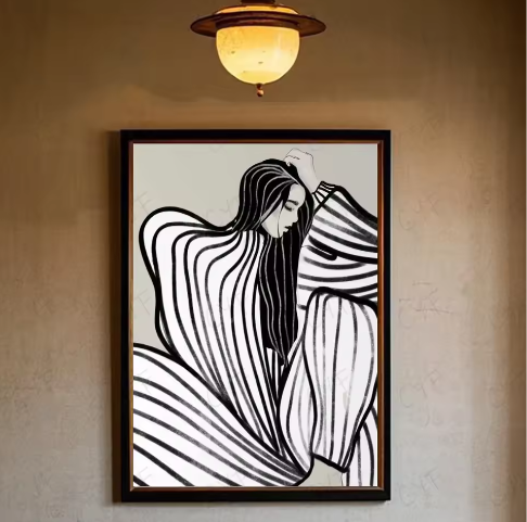 Moderne S-Sofia Lind Poster – Multifunctionele Muurkunst voor Woonkamer en Kantoor