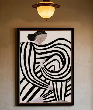 Moderne S-Sofia Lind Poster – Multifunctionele Muurkunst voor Woonkamer en Kantoor