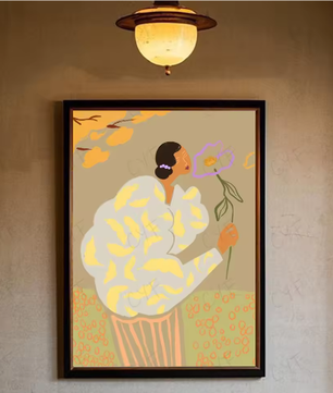 Moderne S-Sofia Lind Poster – Multifunctionele Muurkunst voor Woonkamer en Kantoor