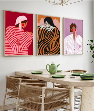 Moderne S-Sofia Lind Poster – Multifunctionele Muurkunst voor Woonkamer en Kantoor