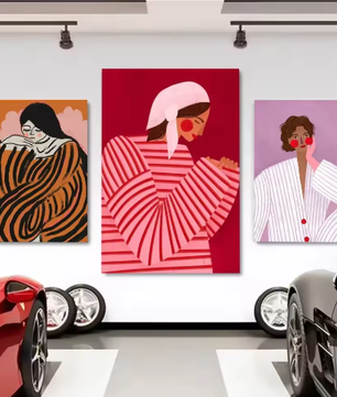 Moderne S-Sofia Lind Poster – Multifunctionele Muurkunst voor Woonkamer en Kantoor