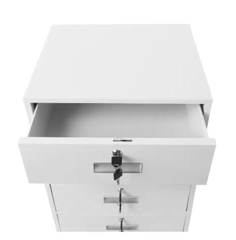 Archiefkast met 4 Laden – Metalen Opbergkast voor Kantoor en Thuis