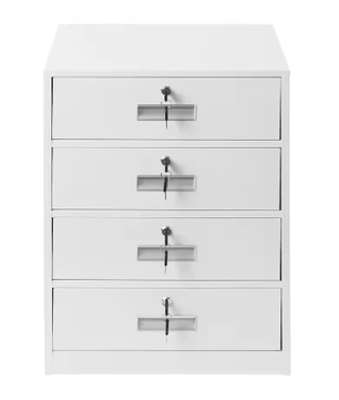 Archiefkast met 4 Laden – Metalen Opbergkast voor Kantoor en Thuis