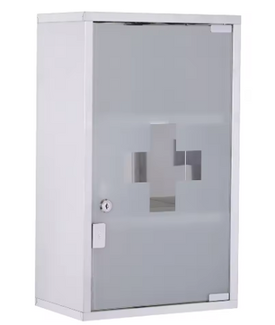 Roestvrijstalen Medicijnkastje met Slot – Veilig en Praktisch voor Badkamer