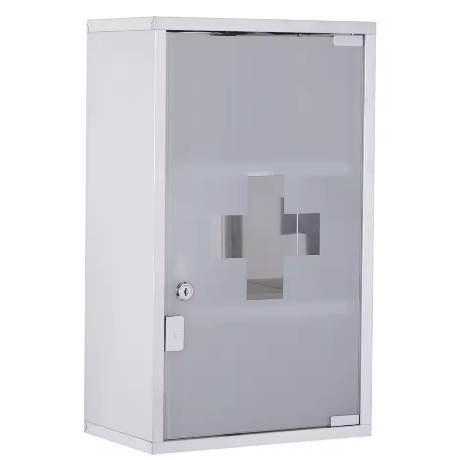 Roestvrijstalen Medicijnkastje met Slot – Veilig en Praktisch voor Badkamer