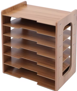 Bestandsorganizer 7-laags – Desktop Documentenrek met Hoge Draagvermogen voor Bureau