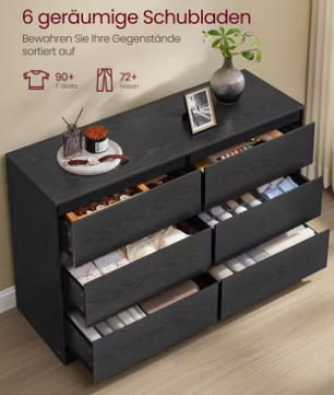 Moderne Ladekast met 6 Lades – Minimalistisch Opbergmeubel