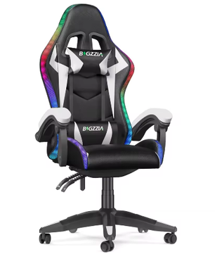 Gamingstoel met RGB LED-verlichting en Ergonomische Ondersteuning