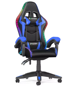 Gamingstoel met RGB LED-verlichting en Ergonomische Ondersteuning