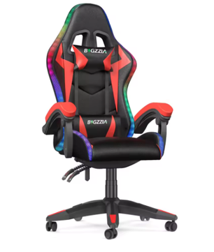 Gamingstoel met RGB LED-verlichting en Ergonomische Ondersteuning