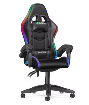 Gamingstoel met RGB LED-verlichting en Ergonomische Ondersteuning