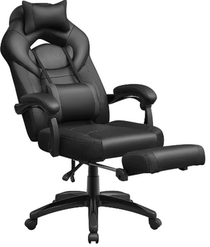Hoogte Verstelbare Ergonomische Bureaustoel met Voetsteun – Gaming en Thuiskantoor