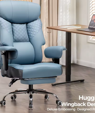 Ergonomische Gaming Bureaustoel voor Zware Personen met Voetsteun