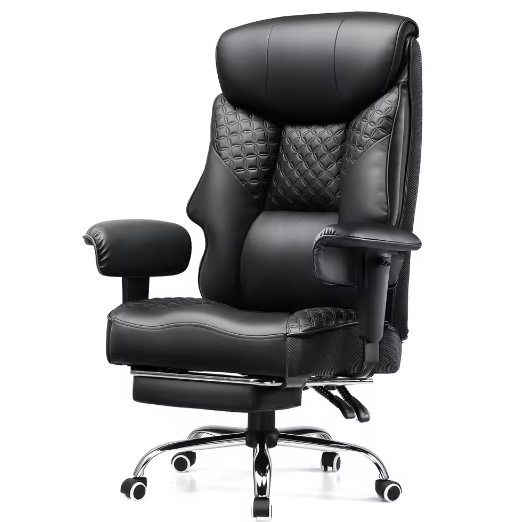 Ergonomische Gaming Bureaustoel voor Zware Personen met Voetsteun