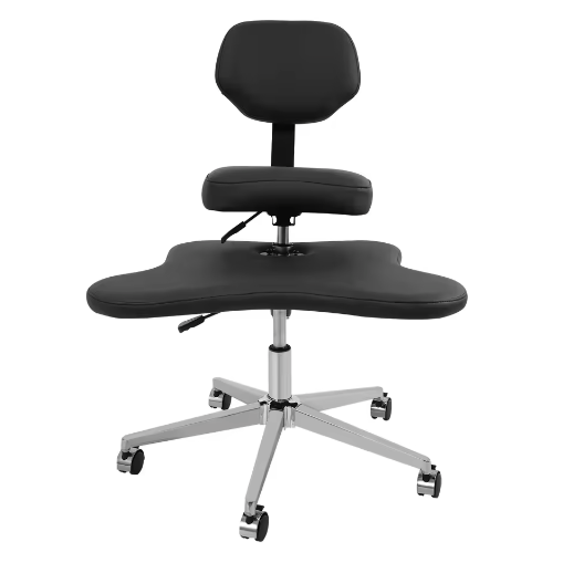 Ergonomische cross bureaustoel met lendensteun en verstelbaar voetkussen