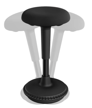 Ergonomische Schommelkruk met Verstelbare Hoogte – 360° Draaibare Bureaukruk voor Thuis en Kantoor