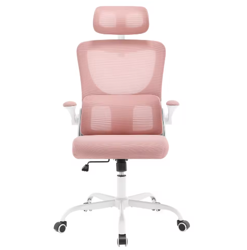 Ergonomische Gaming- en Bureaustoel – Verstelbare Hoogte, Hoofd- en Lumbaalsteun, Draaibaar