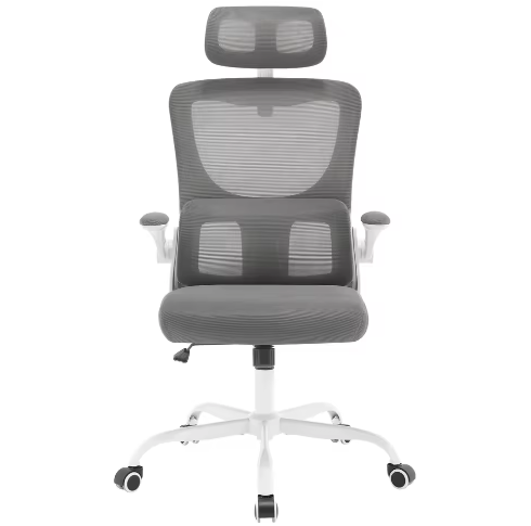 Ergonomische Gaming- en Bureaustoel – Verstelbare Hoogte, Hoofd- en Lumbaalsteun, Draaibaar