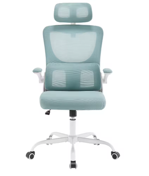 Ergonomische Gaming- en Bureaustoel – Verstelbare Hoogte, Hoofd- en Lumbaalsteun, Draaibaar