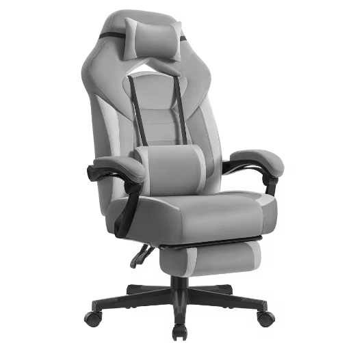 Ergonomische Gamingstoel Met Voetsteun – Computerstoel Met Hoge Rugleuning